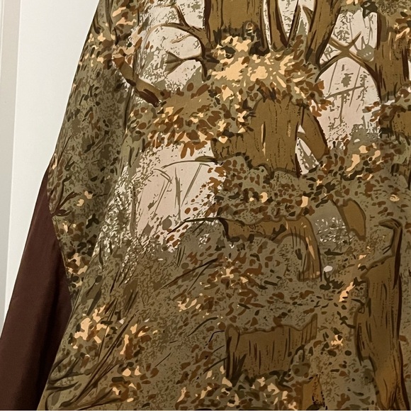 Vintage Unisex 100% Silk 90s Y2K Equestrian Print Bomber Jacket - Picture 6 of 9